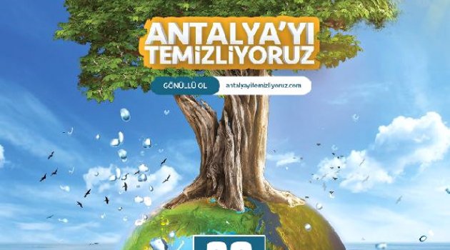 100 Bin Gönüllü, 30 Eylül'de Antalya'yı Temizleyecek