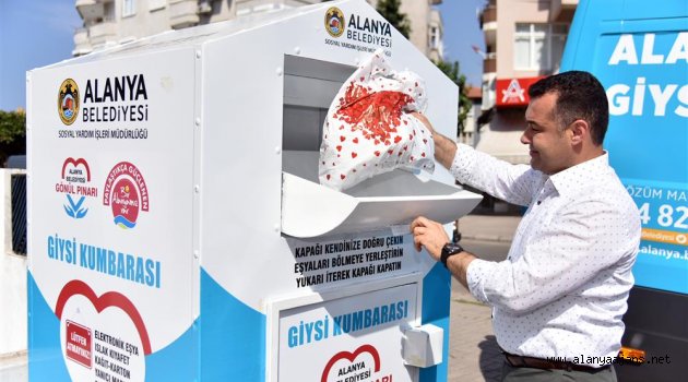 150 Noktaya Giysi Kumbarası Kuruldu