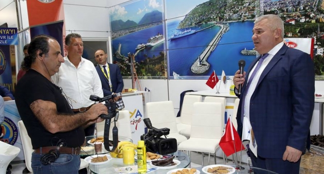 Alanya, Rus TV'lere anlatıldı