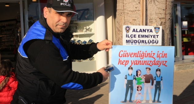 Alanya'da Polis halkı uyarıyor !