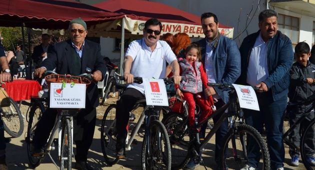 Sağlık için pedallediler