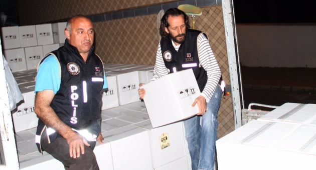 Alanya'da kaçak içki operasyonu