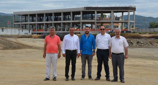 Alanya Toptancı Hal inşaatı hızla yükseliyor