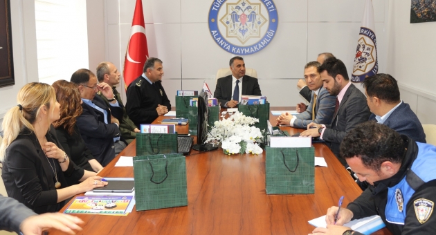 Alanya'nın Güvenliği İçin Toplandılar