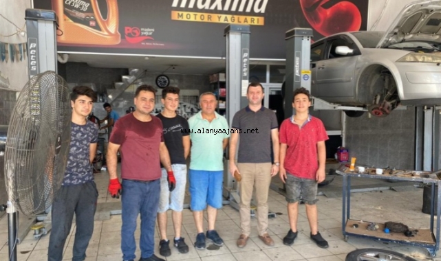 Alanya AK Gençlik'ten yarının ustalarına ziyaret