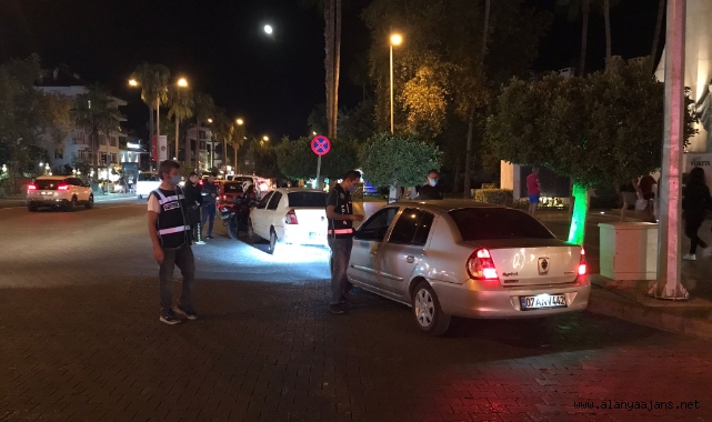 Alanya’da gece denetimi!