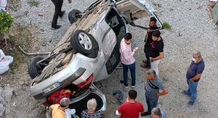 Alanya'da korkutan kaza!