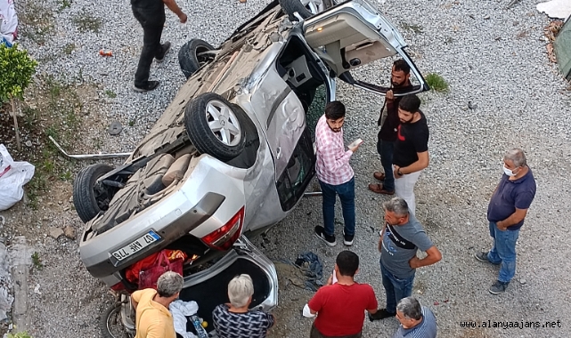 Alanya'da korkutan kaza!