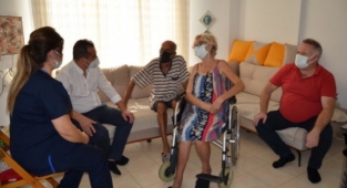 Alanya’da koronavirüs sürecinde evde bakım hizmetleri arttı