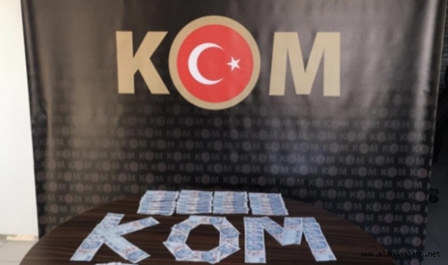 Alanya’da polisten sahte para operasyonu