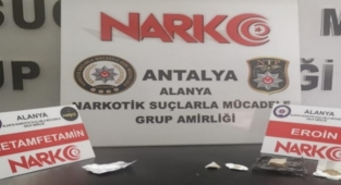 Alanya’da uyuşturucu operasyonu