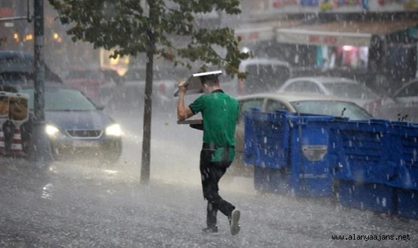 Alanya dikkat! Meteoroloji'den sağanak yağış uyarısı