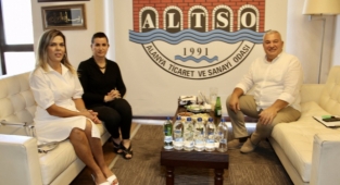 Alanya’nın kadın girişimcilerinden Şahin’e ziyaret