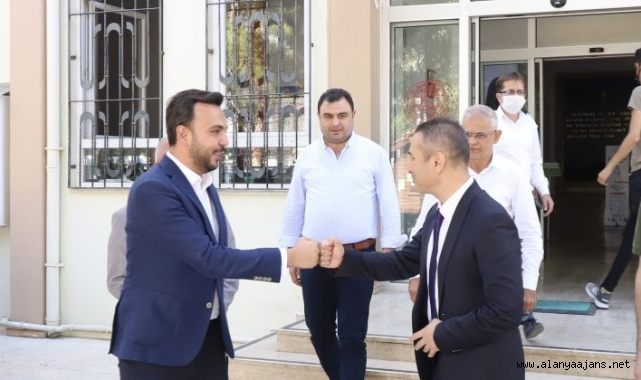Başkan Toklu’dan İl Müdürü Er’e okul teşekkürü