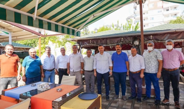 Başkan Yücel, Dim muhtarları ile bir araya geldi
