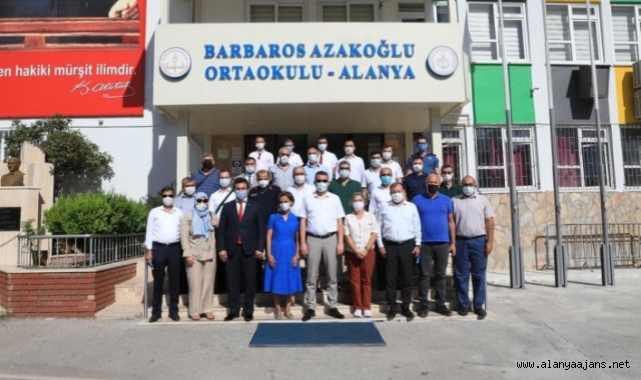Kaymakam Ürkmezer, şube başkanlarıyla görüştü