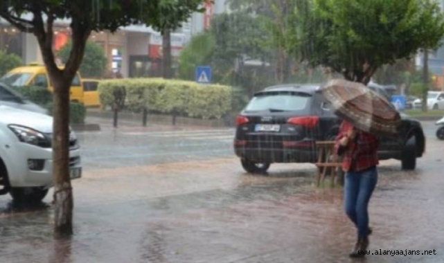 Meteoroloji uyardı! Yarın Alanya’ya yağmur geliyor