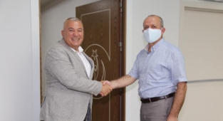 Şahin'den Müdür Hülür'e teşekkür ziyareti