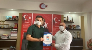 Yenialp'ten Müdür Yılmaz'a ziyaret