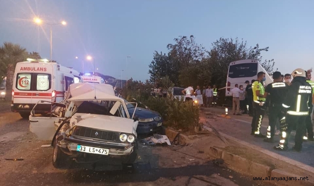 Alanya’da feci kaza: 1 ölü 8 yaralı