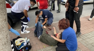 Alanya'da feci kaza: 1 yaralı