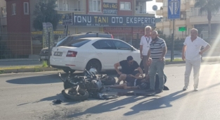 Alanya'da feci kaza: 1 yaralı