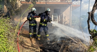 Alanya’da korkutan yangın