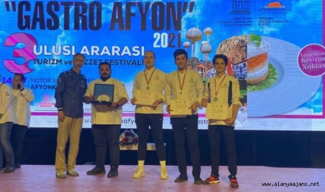 Alanya HEP Gastronomi öğrencilerinden büyük başarı