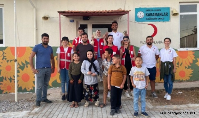 Alanya Kızılay’dan kırsala yardım eli