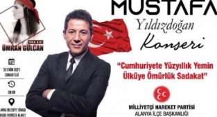 Alanya MHP’den Yıldızdoğan konseri