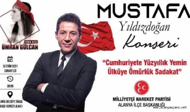Alanya MHP’den Yıldızdoğan konseri