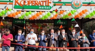 Alanya’nın kooperatif marketi açıldı