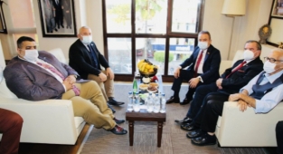 Böcek’in Alanya’daki ilk durağı ALTSO Başkanı Şahin oldu