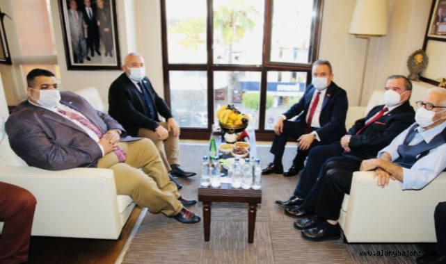 Böcek’in Alanya’daki ilk durağı ALTSO Başkanı Şahin oldu