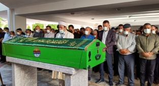 Hacı Ali Şahin son yolculuğuna uğurlandı