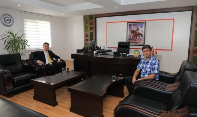 Kaymakam Ürkmezer’den Müdür Karlıbaş’a ziyaret