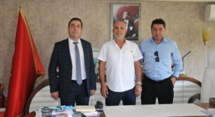 Kaymakam ve emniyet müdürlerinden Alanyaspor'a ziyaret