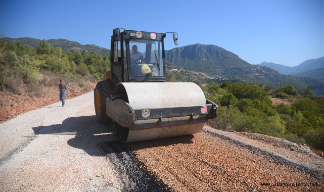 ALANYA BELEDİYESİ ASFALT SEFERBERLİĞİ DEVAM EDİYOR