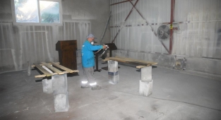 Alanya Belediyesi marangozhanesi fabrika gibi çalışıyor