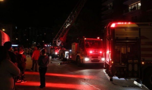 Alanya'da hamamda yangın paniği!