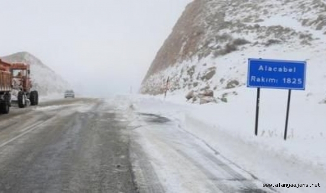 Alanya - Konya yolunu kullanacaklar dikkat!