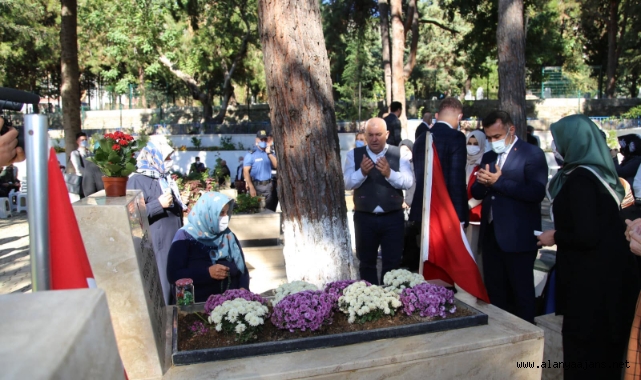 Alanya şehidini dualarla andı