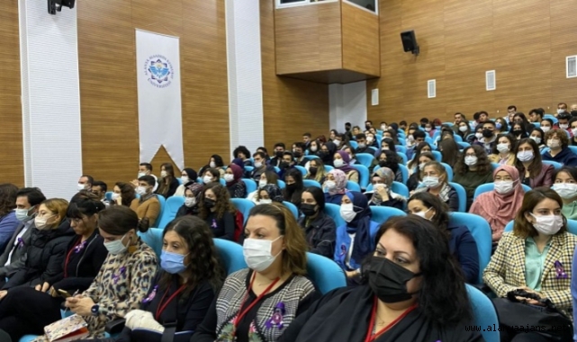 ALKÜ’de kadına şiddete özel panel ve çalıştay yapıldı