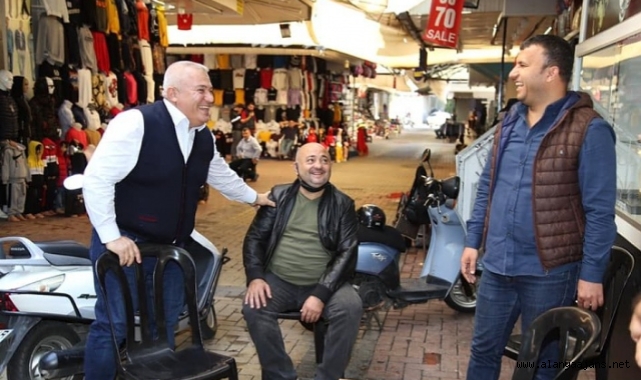 ALTSO Başkanı Şahin Cuma Pazarının nabzını tuttu