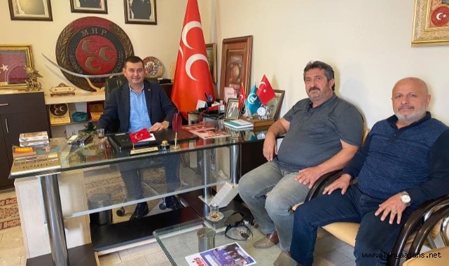 Muhtarlardan MHP Alanya'ya ziyaret