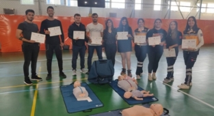 Öğretmenler, Alanya'da ilk yardım öğreniyor