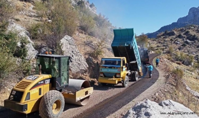 Alanya Belediyesi yayla yollarındaki çalışmalara hız verdi