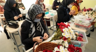 Alanya'da el sanatları kurslarına büyük ilgi