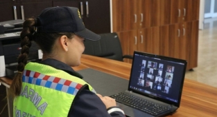 Alanya'da jandarmadan öğrenci ve öğretmenlere trafik farkındalık eğitimi