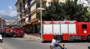 Alanya'da korkutan yangın!